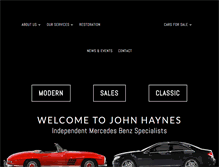 Tablet Screenshot of john-haynes.com